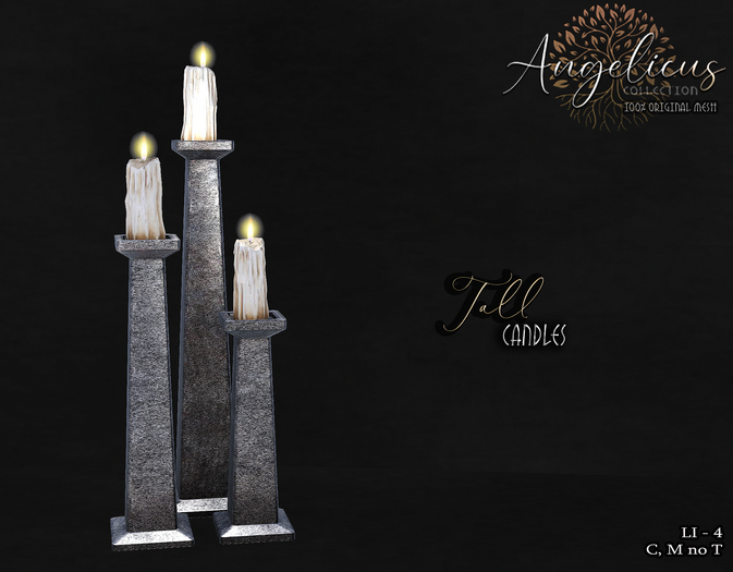 .AngelicUs. Tall candles 