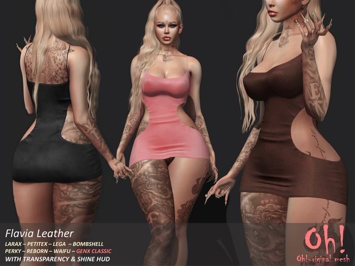 [Oh!] Flavia Leather FATPACK
