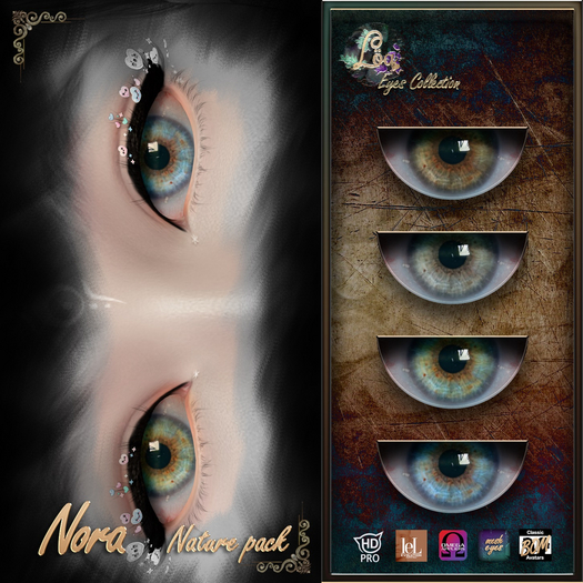 Loa - Nora Eyes ~Lelutka/HDPro/OMEGA/Mesh/BOM~ *Nature*