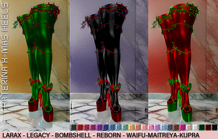 *.:Dark Cat:.*SS- KATERINA XMAS HEELS