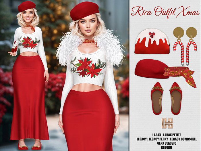 [hh] Rica Outfit Xmas