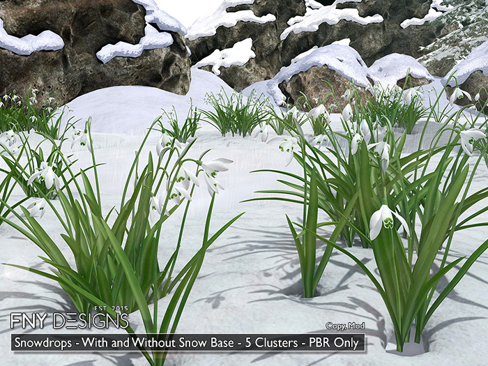 :FNY:Designs - Snowdrops PBR Fatpack