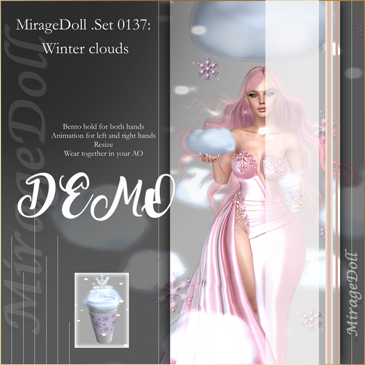 DEMO MirageDoll .Set 0137: Winter clouds