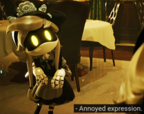 Murder Drones Cyn's Annoyed Expression gesture