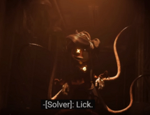 Murder Drones Cyn's Lick gesture