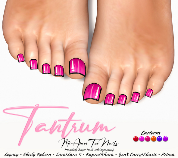 Tantrum - Mi Amor Toenails - Cartoons 