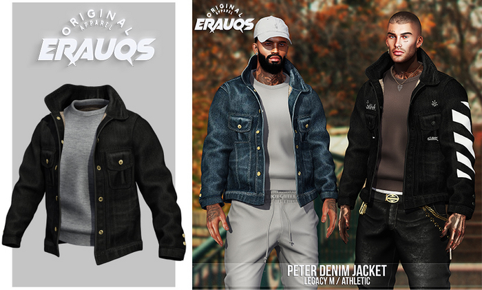 [ ERAUQS ] - Peter Denim Jacket - 07