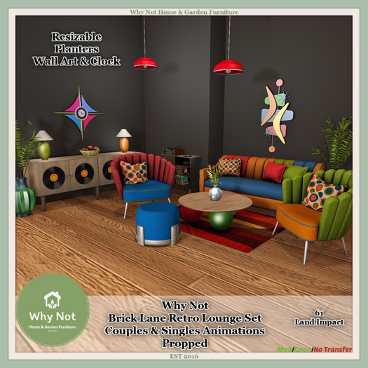 Why Not - Brick Lane Retro Lounge Set-Boxed