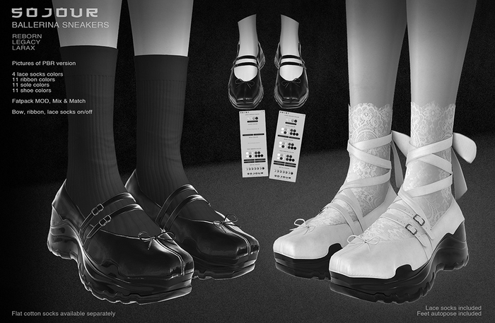 SOJOUR - Ballerina sneakers - PBR - demo