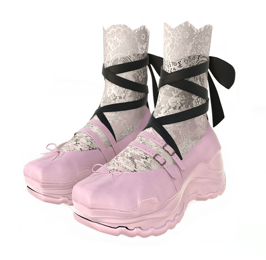 SOJOUR - Ballerina sneakers - PBR - pink