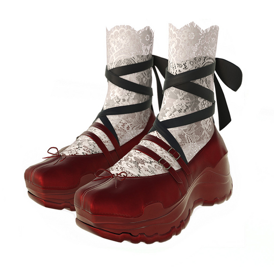 SOJOUR - Ballerina sneakers - PBR  - scarlet