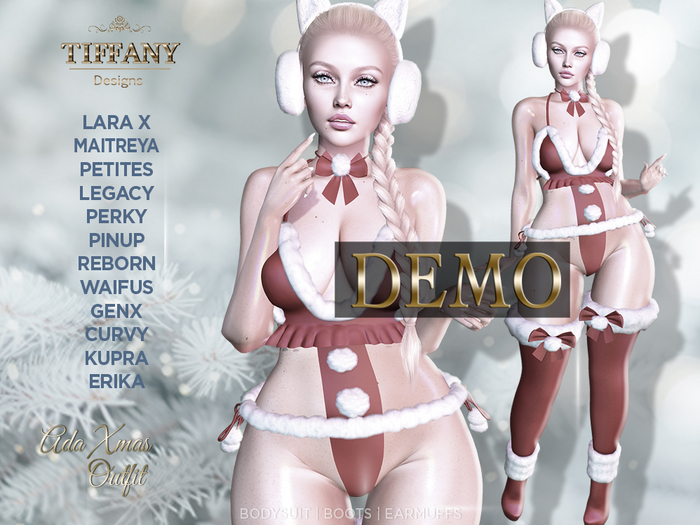 ::TD:: Ada Xmas Outfit [Mesh] DEMO + Lara X