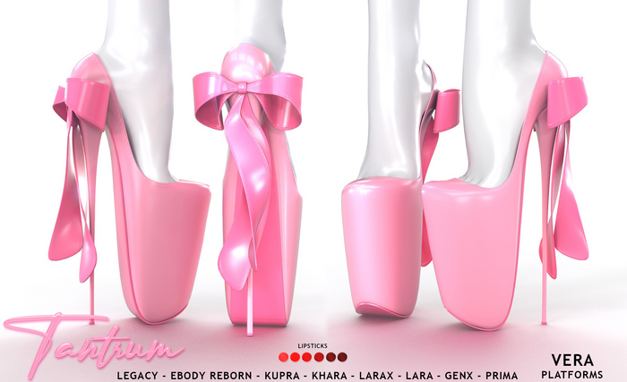 Tantrum - Vera Platforms - Lipsticks 