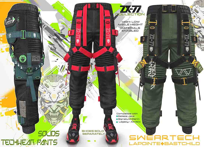 Tech Cargo Pants - ZX-77 SOLIDS