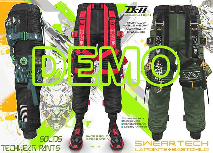 Tech Cargo Pants - ZX-77 SOLIDS FATPACK DEMO