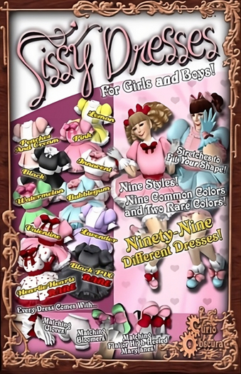 Curio Obscura - Heartie-Hearts Precious Sissy Dress (BOX) RARE