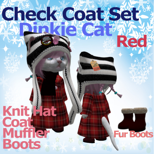 [TL] Dinkie Coat  check  R SET