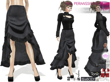 MI961502 Punk Skirt Long Tail FITMESH