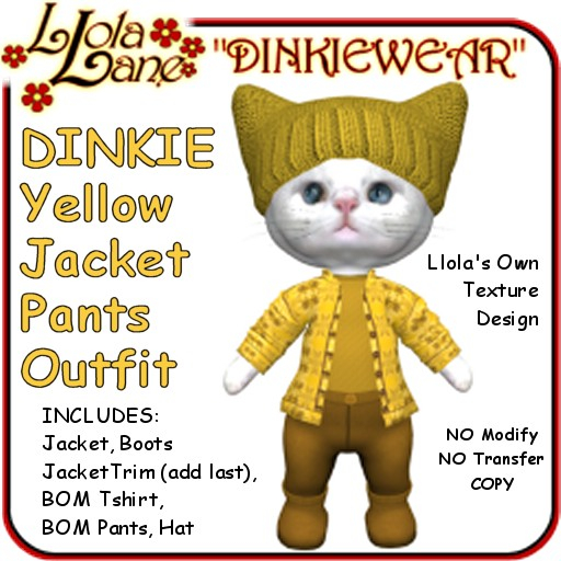 dinkie tiny DINKIEWEAR yellow JACKET PANTS OUTFIT boys boy