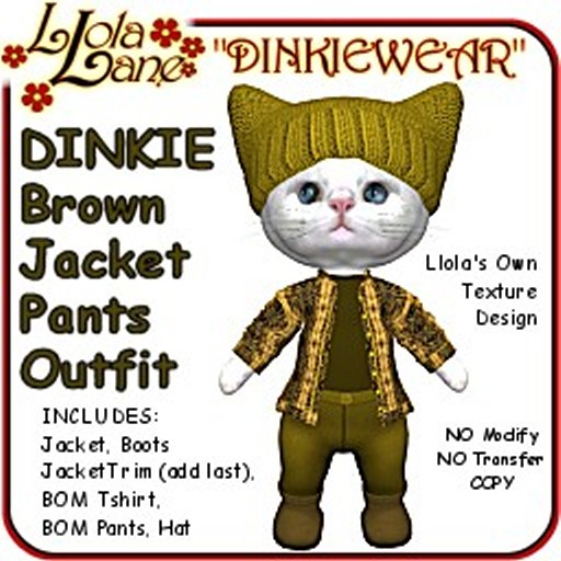 dinkie tiny DINKIEWEAR brown JACKET PANTS OUTFIT boys boy