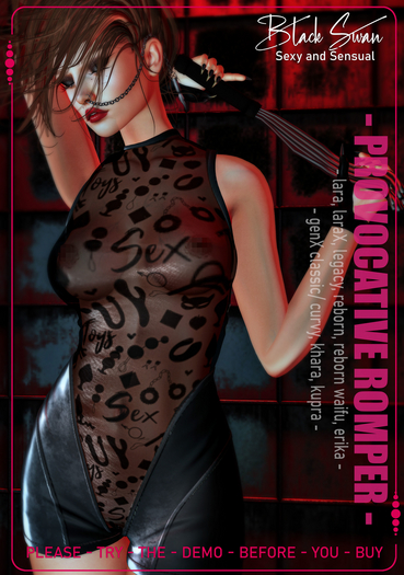 Black Swan - Provocative Romper - toys