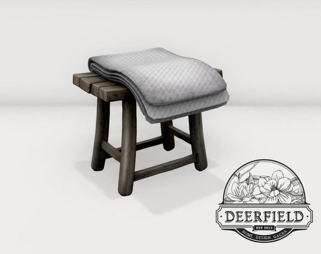 HIDEKI - Stool with Blanket