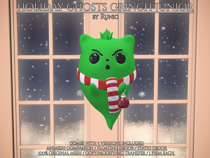 .: Runic :. Holiday Ghosts Grinch Junior