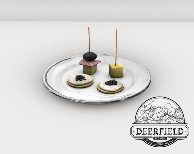 15 Fancy Decor: Plate with Snacks