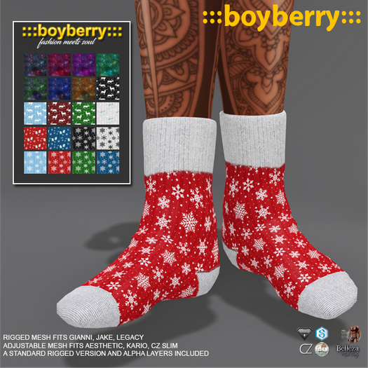 boyberry Winter 24 Socks