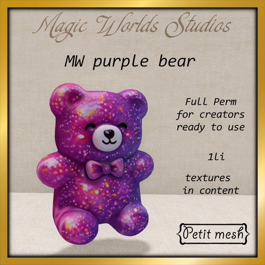 MW purple bear