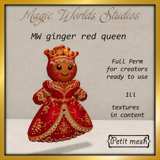 MW ginger red queen