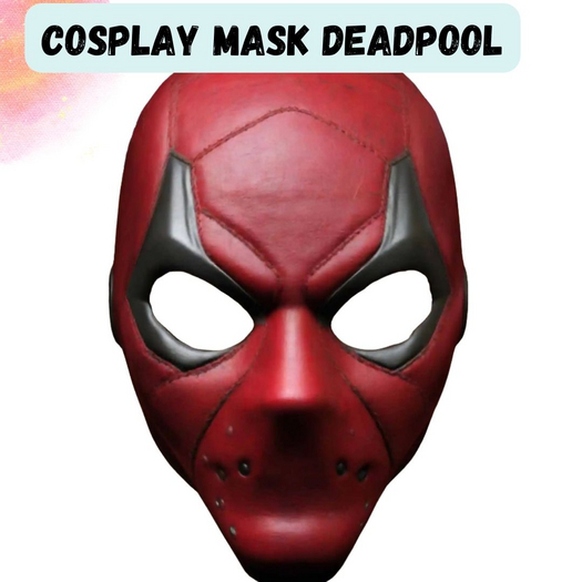 "MB" cosplay mask deadpool