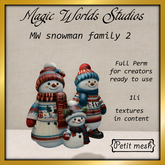 MW snowman family 2
