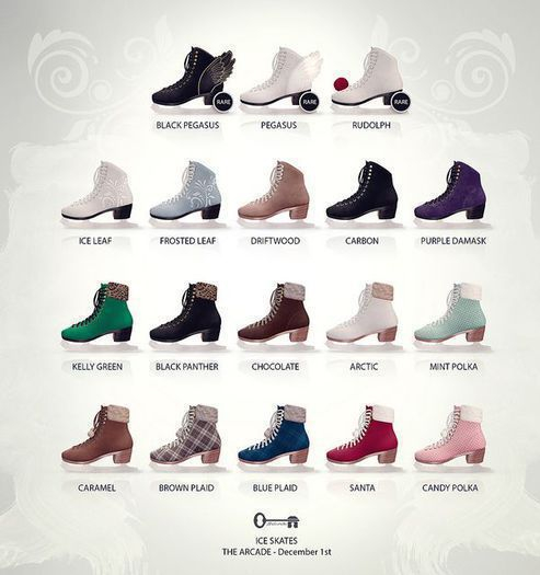 The Secret Store - Ice Skates - Caramel