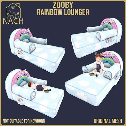 NACH Zooby Rainbow Lounger