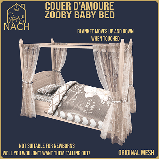 NACH Couer D'amour Zooby Bed