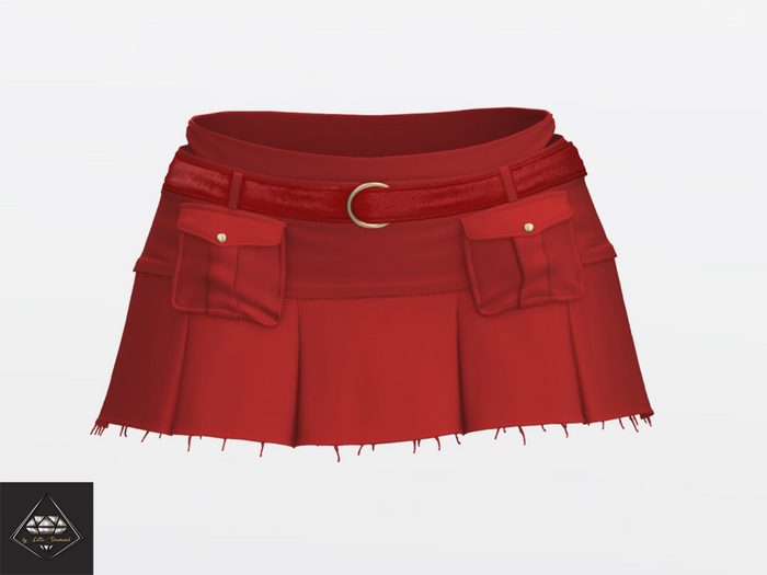 -LD- Cynthia skirt RED