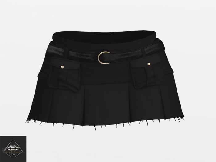 -LD- Cynthia skirt BLACK