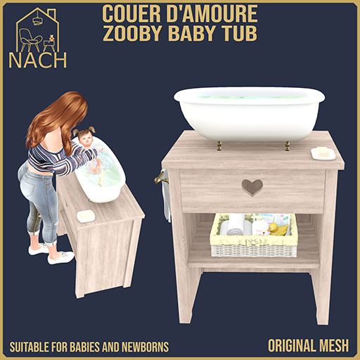 NACH Couer D'amour Zooby Baby Tub