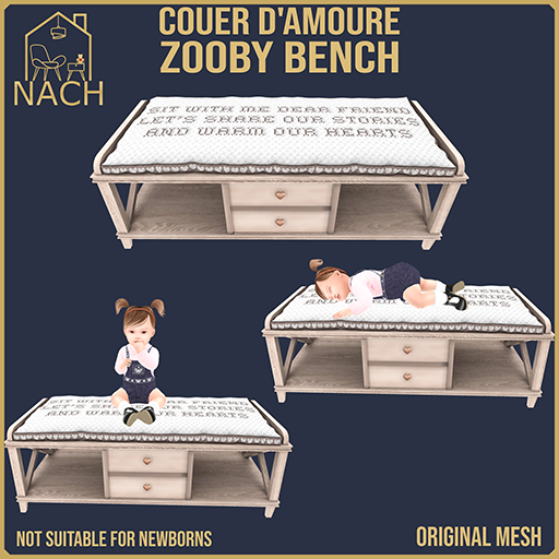 NACH Coeur D'amour Zooby Bench