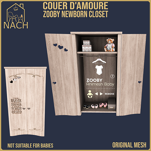 NACH Coeur D'amour Zooby Newborn Closet