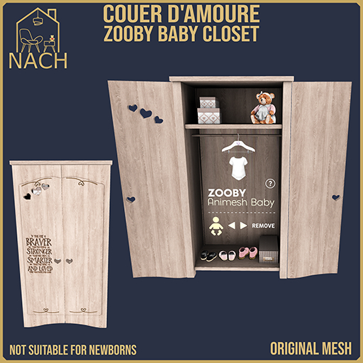 NACH Coeur D'amour Zooby Baby Closet