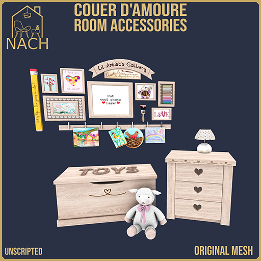 Couer D'amoure Zooby Room Accessories