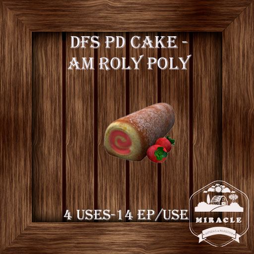 [20] DFS PD Cake - Jam Roly Poly (4 Uses - 14 EP/use)