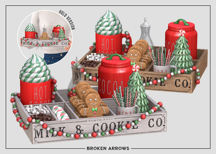 BROKEN ARROWS - Milk & Cookie Co. - Red & Green 