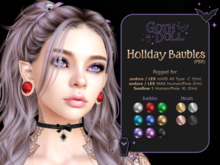 -:{ SALE }:- !GD Holiday Baubles (PBR) - Swallow