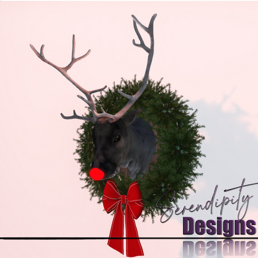Serendipity Designs - Rudolph Christmas Mount