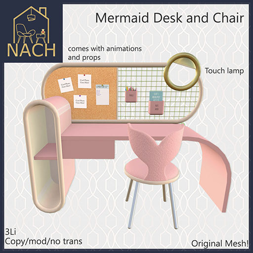 NACH Mermaid Desk (Adult size)