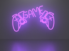 Game neon sign Full Permission