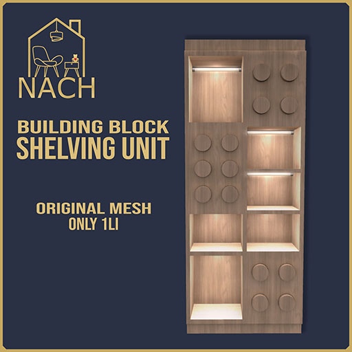 NACH Lego Inspired Shelving Unit